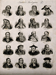 Портреты церковных мыслителей. Гравюра (Wellcome Collection)