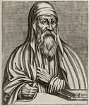 Ориген. Гравюра из «Les vrais pourtraits» А. Теве, 1584